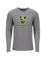 Vanden HS Football Logo Request - Tri-Blend Long Sleeve