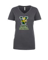 Vanden HS Football Logo Request - Womens Vneck