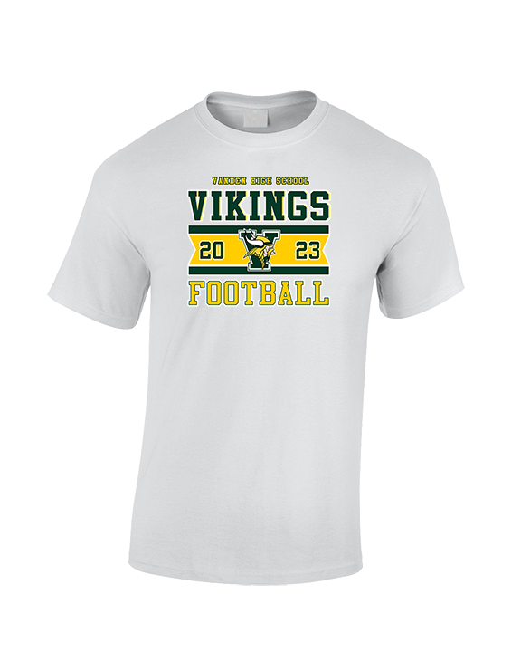 Vanden HS Football Stamp - Cotton T-Shirt