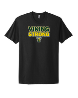 Vanden HS Football Strong - Mens Select Cotton T-Shirt