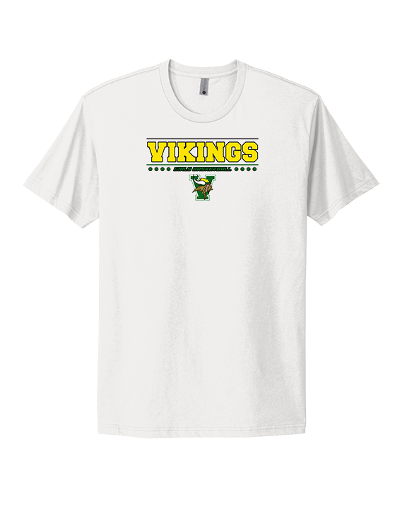 Vanden HS Girls Basketball Border - Mens Select Cotton T-Shirt