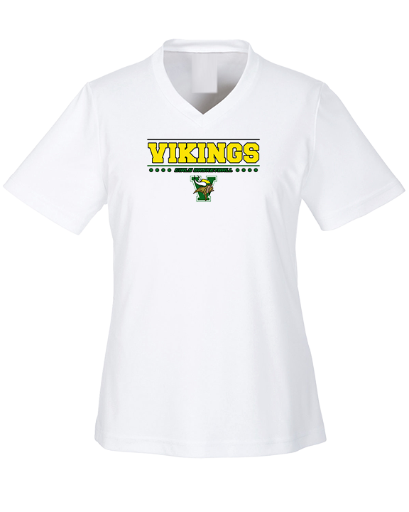 Vanden HS Girls Basketball Border - Womens Performance Shirt