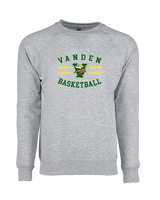 Vanden HS Girls Basketball Curve - Crewneck Sweatshirt