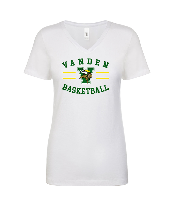 Vanden HS Girls Basketball Curve - Womens Vneck