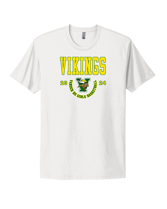Vanden HS Girls Basketball Swoop - Mens Select Cotton T-Shirt