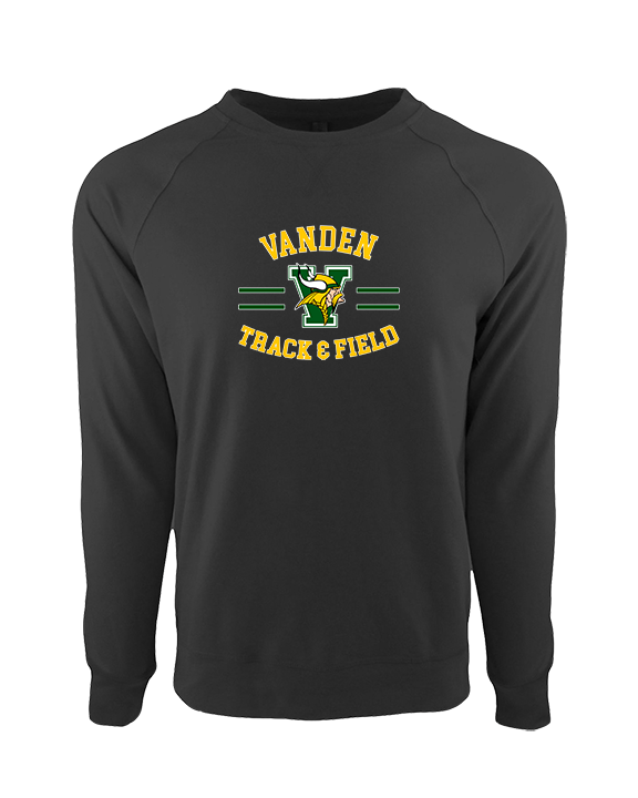 Vanden HS Track & Field Curve - Crewneck Sweatshirt