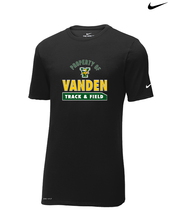 Vanden HS Track & Field Property - Mens Nike Cotton Poly Tee