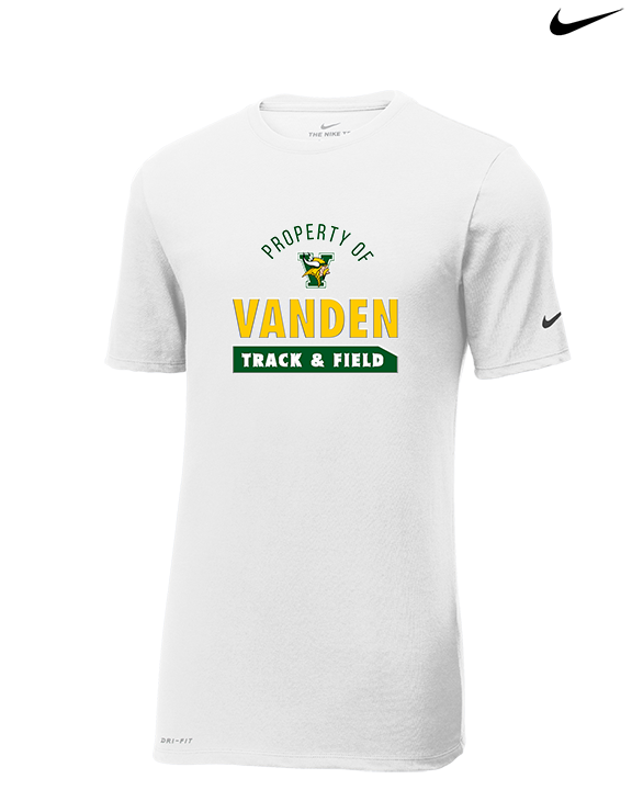 Vanden HS Track & Field Property - Mens Nike Cotton Poly Tee