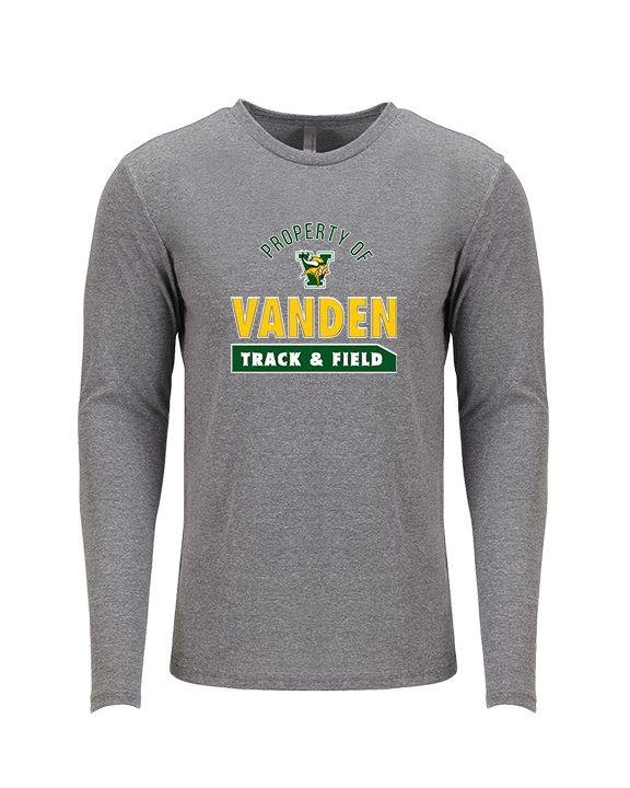 Vanden HS Track & Field Property - Tri-Blend Long Sleeve