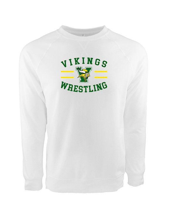 Vanden HS Wrestling Curve - Crewneck Sweatshirt