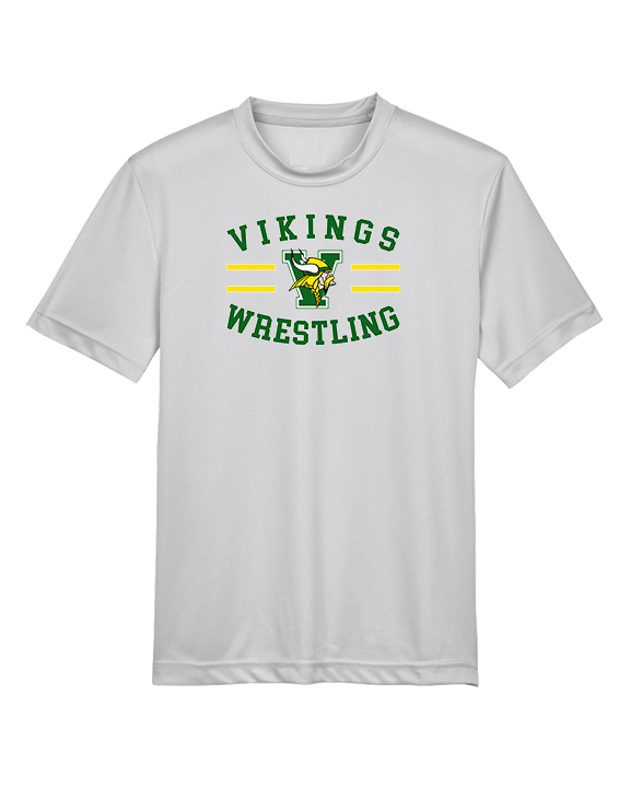 Vanden HS Wrestling Curve - Youth Performance Shirt