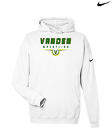 Vanden HS Wrestling Design - Nike Club Fleece Hoodie