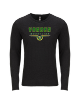 Vanden HS Wrestling Design - Tri-Blend Long Sleeve