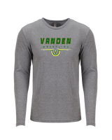 Vanden HS Wrestling Design - Tri-Blend Long Sleeve