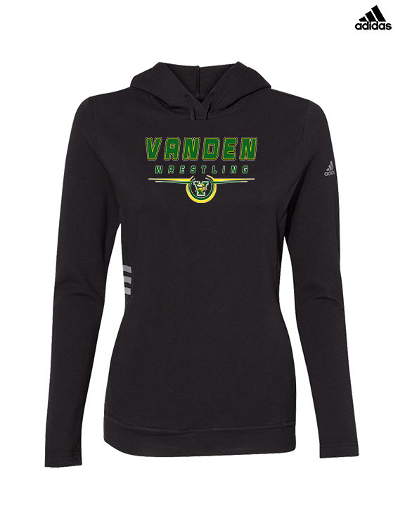 Vanden HS Wrestling Design - Womens Adidas Hoodie