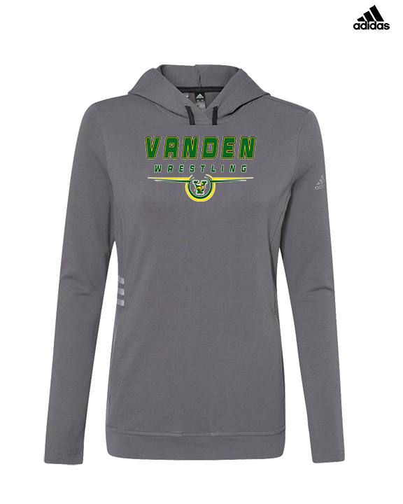 Vanden HS Wrestling Design - Womens Adidas Hoodie