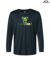 Vanden HS Wrestling Dots - Mens Oakley Longsleeve