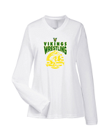 Vanden HS Wrestling Takedown - Womens Performance Longsleeve