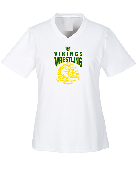 Vanden HS Wrestling Takedown - Womens Performance Shirt