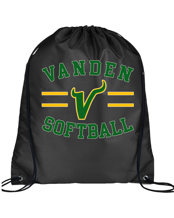 Vanden HS Softball Curve - Drawstring Bag