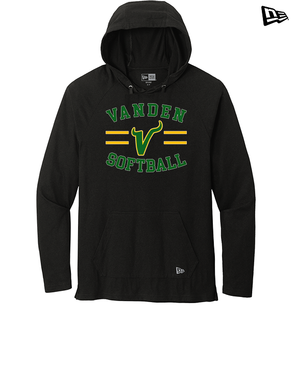 Vanden HS Softball Curve - New Era Tri-Blend Hoodie