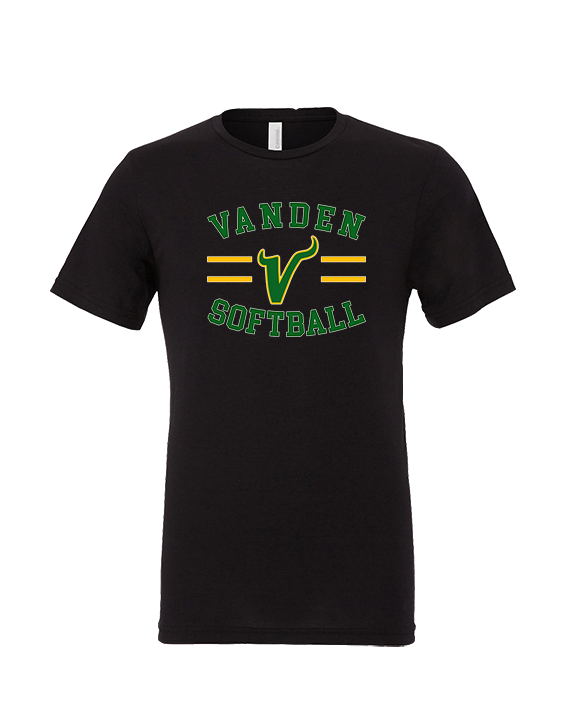 Vanden HS Softball Curve - Tri-Blend Shirt