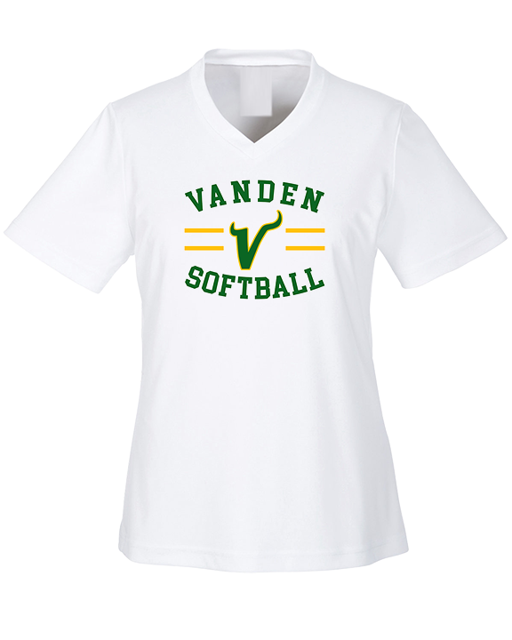 Vanden HS Softball Curve - Womens Performance Shirt