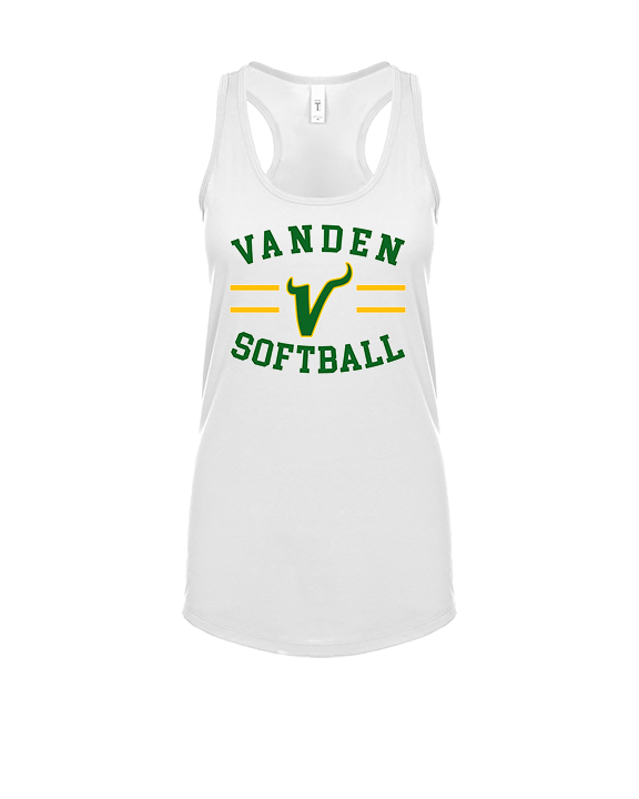 Vanden HS Softball Curve - Womens Tank Top