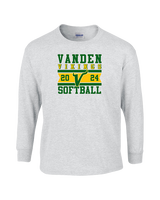 Vanden HS Softball Stamp - Cotton Longsleeve