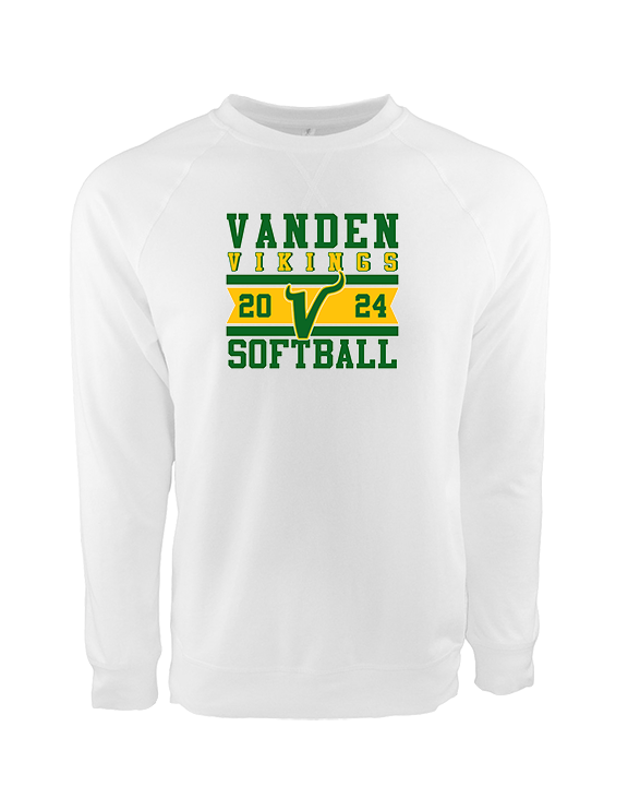 Vanden HS Softball Stamp - Crewneck Sweatshirt