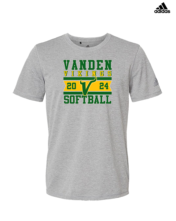 Vanden HS Softball Stamp - Mens Adidas Performance Shirt