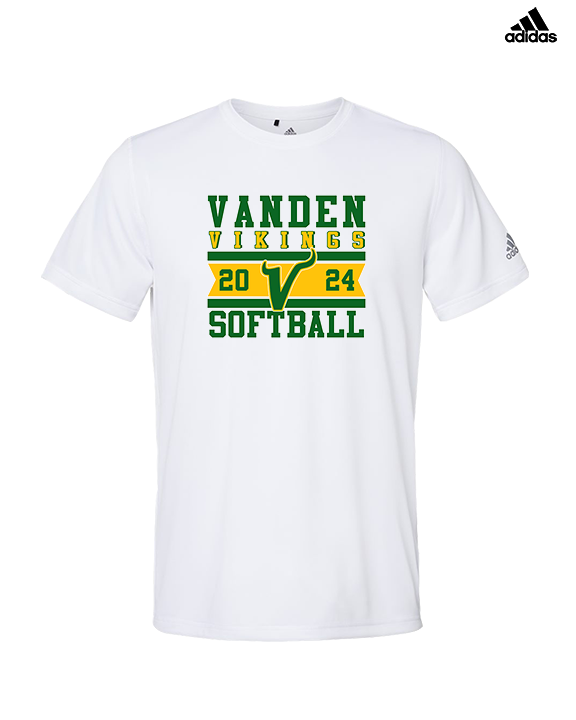 Vanden HS Softball Stamp - Mens Adidas Performance Shirt