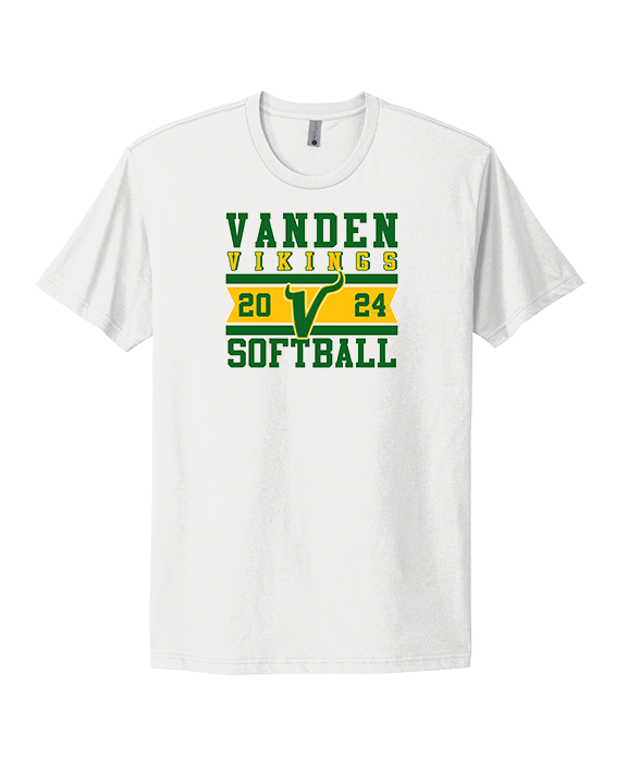Vanden HS Softball Stamp - Mens Select Cotton T-Shirt