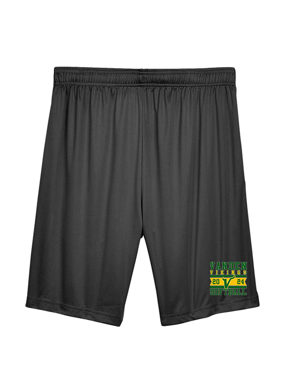Vanden HS Softball Stamp - Mens Training Shorts with Pockets