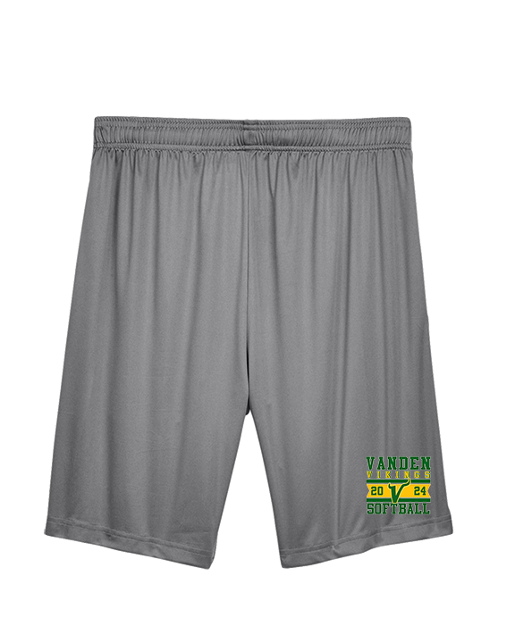 Vanden HS Softball Stamp - Mens Training Shorts with Pockets