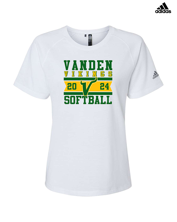 Vanden HS Softball Stamp - Womens Adidas Performance Shirt
