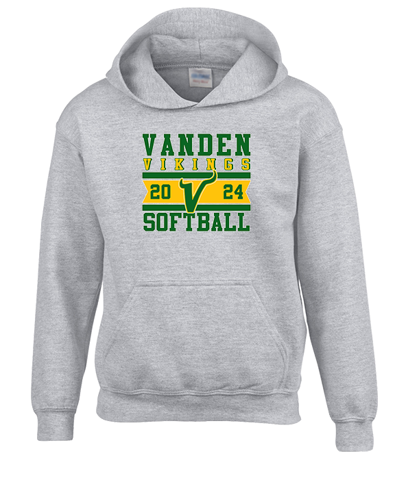 Vanden HS Softball Stamp - Youth Hoodie