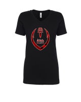 Vegas Elite Football Full Football - Womens Vneck