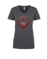 Vegas Elite Football Full Football - Womens Vneck