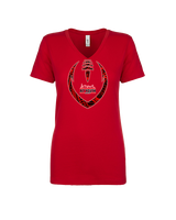 Vegas Elite Football Full Football - Womens Vneck