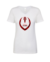 Vegas Elite Football Full Football - Womens Vneck