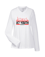 Vegas Elite Football Logo - Womens Performance Longsleeve