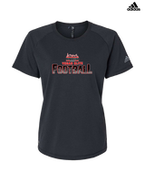 Vegas Elite Football Splatter - Womens Adidas Performance Shirt