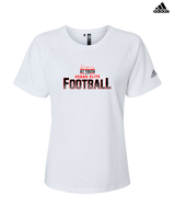 Vegas Elite Football Splatter - Womens Adidas Performance Shirt