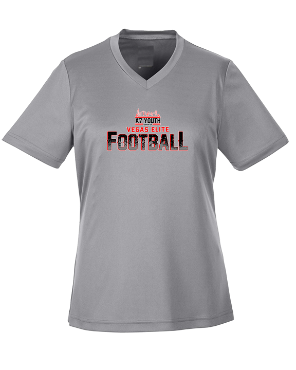 Vegas Elite Football Splatter - Womens Performance Shirt