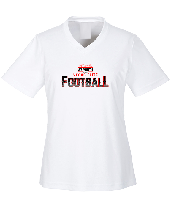 Vegas Elite Football Splatter - Womens Performance Shirt