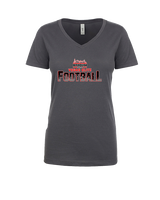 Vegas Elite Football Splatter - Womens Vneck