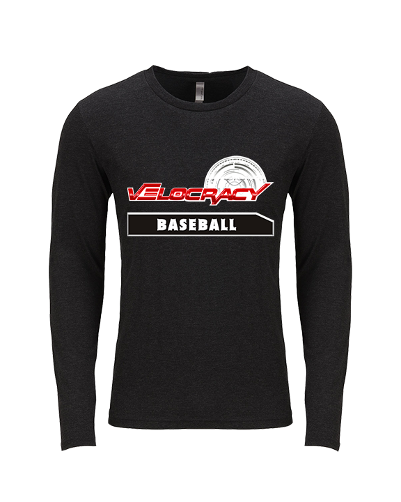 Velocracy by Citius Baseball - Tri-Blend Long Sleeve