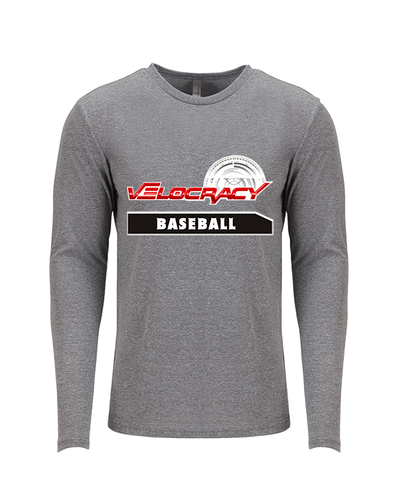 Velocracy by Citius Baseball - Tri-Blend Long Sleeve