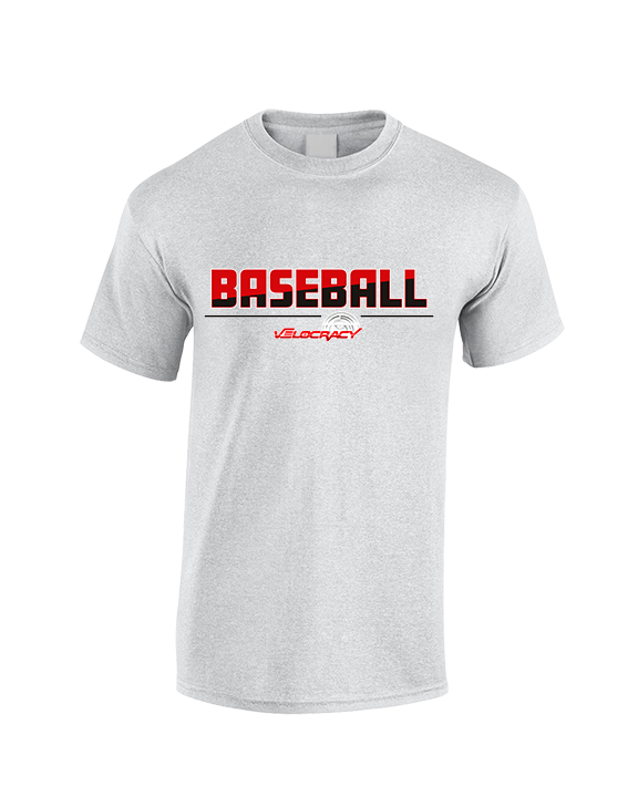 Velocracy by Citius Baseball Cut - Cotton T-Shirt
